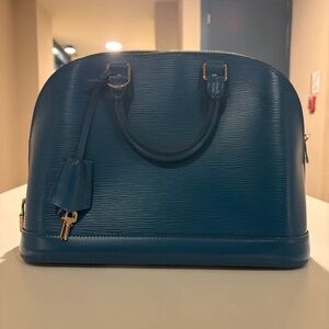 Louis Vuitton Blue Satchel